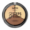 NYX Professional Makeup 3 Steps To Sculpt kontúrovacia paletky 02 Light 15 g
