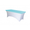 Elastická čiapka na dosku skladacieho stola 180-183x76 cm VIAC FARIEB Farba obrusu: SVETLOMODRÁ / SKY BLUE