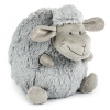BO-MA Trading Vankúšik Ovečka gule sivá, 16 cm, pr. 16 cm