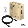 Club3D kabel USB-C, Oboustranný USB-IF Certifikovaný data kabel, Data 480Mb,PD 240W(48V/5A) EPR M/M 2m (CAC-1573)