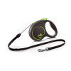 Vodítko Flexi Black Design S 5m (max 12kg) lanko zelené