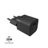 FIXED Síťová nabíječka Mini s USB-C výstupem a podporou PD, 25W, černá