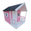 Drevený domček pre deti Farba: Ružová