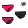 SENSOR DOUBLE FACE 3-PACK dámské kalhotky černá/lilla/magenta 19200041-00