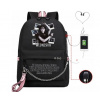Školské tašky - Streda USB A4 School Backpack NOVINKA (Streda USB A4 School Backpack NOVINKA)