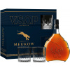 MEUKOW VSOP SUPERIOR 40% 0,7 l (darčekové balenie 2 poháre)