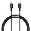 Baseus CATLYS-A01 Superior Fast Charging Datový Kabel USB-C to Lightning 20W 1m Black 6953156205307