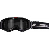 LS2 AURA ENDURO SERIES GOGGLE BLACK WITH CLEAR VISOR