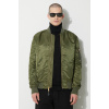 Bunda Alpha Industries MA-1 VF pánska, zelená farba, prechodná, 156101