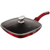 BERLINGERHAUS BERLINGERHAUS Panvica grilovacia s pokrievkou a mramorovým povrchom 28 cm Burgundy Metallic Line BH-1613 (BH-1613)