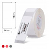 Samolepiace štítky Niimbot 14x40 mm, biele, 160 ks