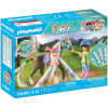 Playmobil 71640 Kone z vodopádu kreatívna sada s koňom a ceruzkami