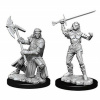 D&D Nolzur's Marvelous Miniatures - Female Half-Orc Fighter