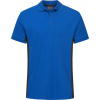 Promodoro | 4590 Unisex kontrastné pracovné polo - EXCD_40.4590 Farba: royal/charcoal, Veľkosť: XXL