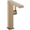 Hansgrohe Tecturis E - Umývadlová batéria s výpusťou Push-Open, CoolStart, EcoSmart, kefovaný bronz 73060140