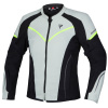 Textilná bunda REBELHORN LUNA LADY BLACK / ICE / FLO YELLOW D3XL