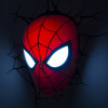 Nástenná lampa do detskej izby - Marvel Spider-Man 3D lampa (Marvel Spider-Man 3D lampa)