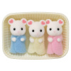 Sylvanian Families 5337 Bábätká trojčiatka myšiek Marshmallow