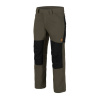 Helikon-Tex Woodsman Pants, DuraCanvas - TAIGA GREEN / ČIERNA (Zelenočierne outdoorové nohavice Woodsman Pants od firmy Helikontex)