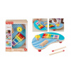 Fisher-Price Hudobný stolík pre deti Drevená hračka Sada 2+ HXT91
