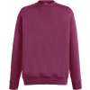 Fruit of the Loom F.O.L. | Lightweight Set-In Sweat Pánska mikina_16.2156 Farba: burgundy, Veľkosť: XXL