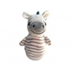 Wiky Zaspávacia zebra Roly Poly s efektmi 16 cm