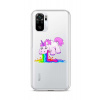 Kryt TopQ Xiaomi Redmi Note 10 silikón Rainbow Splash 59054