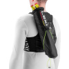 LEKI Trail Running Quiver Vest LXL, black-white-bright red