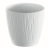 kvetináč 12,9cm SANDY P DSY130P-S449 biely plastový PROSPERPLAST