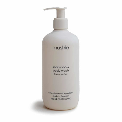 Mushie Organic Baby šampón na telo a vlásky 400ml - Bez vône