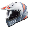 LS2 Helmets LS2 MX436 PIONEER EVO EVOLVE WHITE COBALT