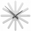 Designové hodiny 10-116 CalleaDesign Asterix 45cm (více barevných variant) Barva bílá-1 - RAL9003