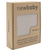 NEW BABY Bambusová pletená deka New Baby 100 x 80 cm Light Grey
