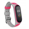 Xiaomi Jemný silikón - Mi Band 7 náhradný náramok s kovovým zapínáním Farba: Šedo ružová MBSCZ-JS5SR