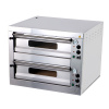 Pizza pec 2x4, celošamot., mechan. teplomer (P-8T)