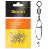 Delphin rolling swivel with crosslock snap bn/1