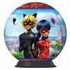 RAVENSBURGER 3D Puzzleball Kouzelná Beruška a Černý kocour 72 dílků