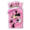 HALANTEX Obliečky Minnie pink Bavlna 140x200 70x90