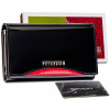Peňaženka - Peterson Peterson Wallet Natural Leather Black, Red PTN BC-466-čierna produkt červenej ženy (Dámske portfólio Burgundsko Lancerto Slider M.14)