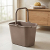 Plastové obdĺžnikové vedro na mop ALTOM DESIGN 12 l taupe