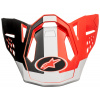 kšilt pro přilby SUPERTECH S-M10 ANGEL, ALPINESTARS (červená/černá/bílá) M142-1739