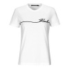 Karl Lagerfeld Tričká s krátkym rukávom SEASONAL LOGO T-SHIRT Biela