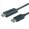 PREMIUMCORD Kabel DisplayPort 1.2 na HDMI 2.0, pro rozlišení 4Kx2K@60Hz, 2m kportadk04-02