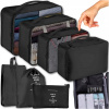 Organizér Cestovný, Veľký Set 7ks do Kufra, Tašky, Skrine, sieťky