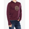 Mikina s kapucňou Sensor Merino Upper Sweatshirt Hooded - heli port red
