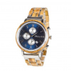 Whisky Swiss Mountain Blue drevené hodinky