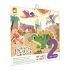 Maxi kreatívna sada Prelepovateľné samolepky Dinosaury Repositionable Thick Stickers My Arts & Crafts Atelier Janod 30 nálepiek od 24 mes J09158