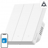 Sonoff M5-3C-80W, WiFi Matter inteligentný nástenný vypínač (3-kanálový, do rámika) M5-3C-80W