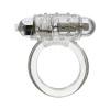 Seven Creations Cockring silicon vibrating clear