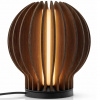 Eva Solo Stolná lampa RADIANT 15 cm, LED, tmavohnedá, drevo